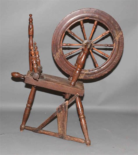 antique spinning wheel value